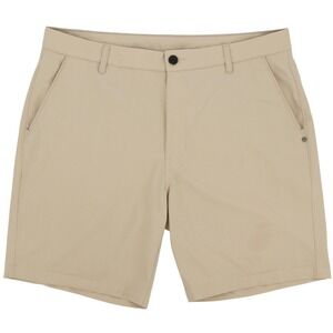 Vuori Mens Chino Shorts Size 36 Khaki Beige Athleisure Casual Walking Golf *READ